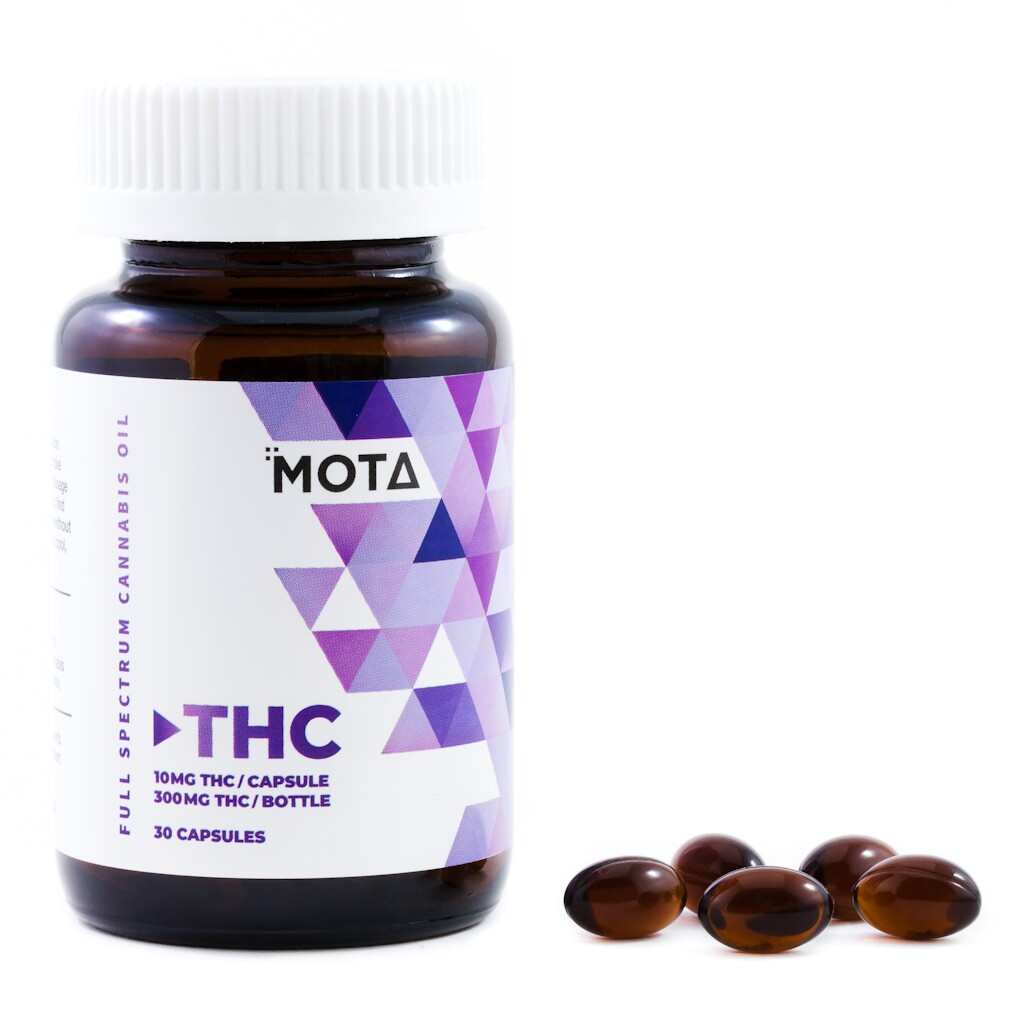 300mg-THC-caps Mota THC Capsules 10mg