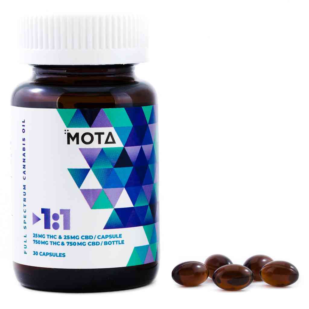 750mg-1-to-1-caps-2 MOTA Capsules THC CBD Capsules 25mg