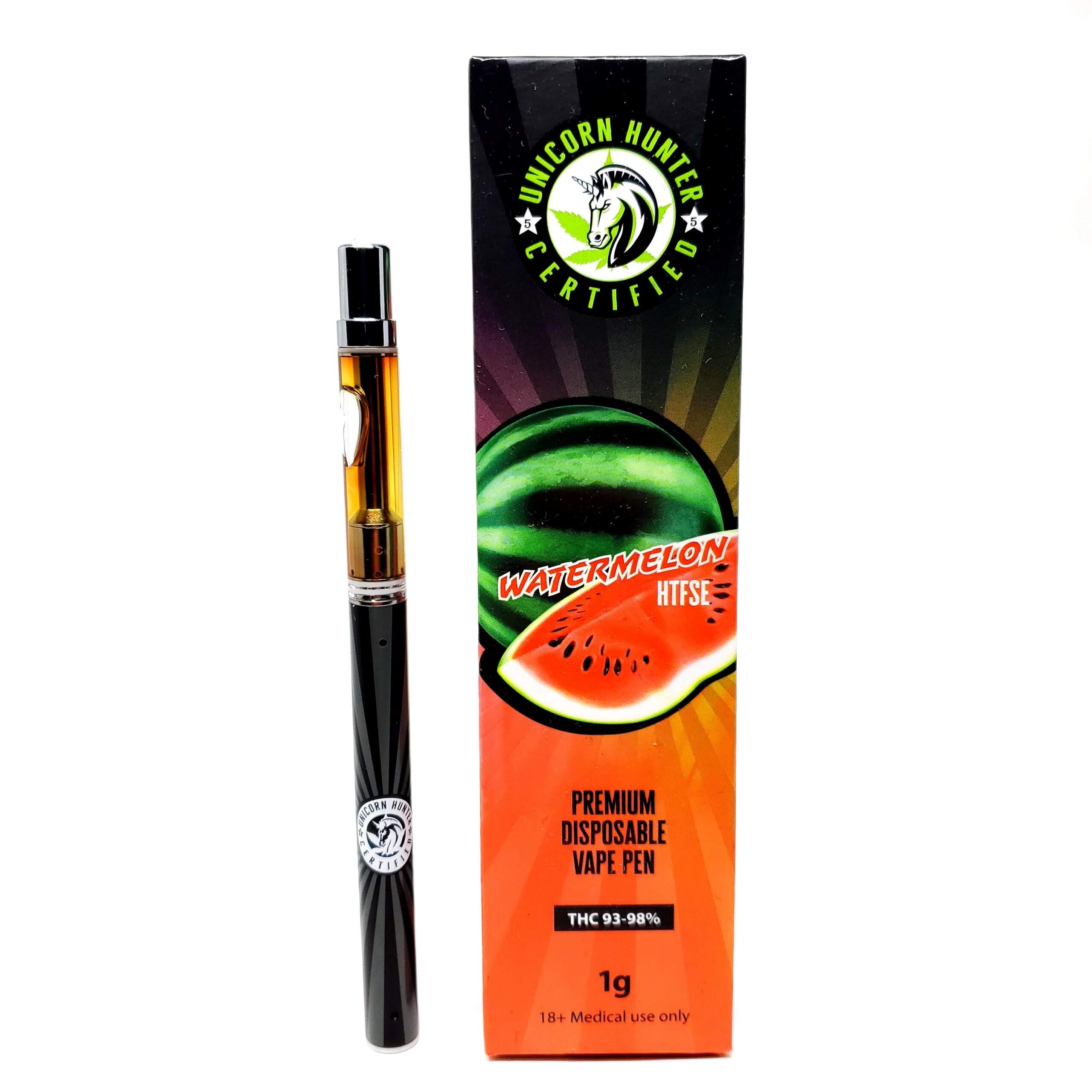 Watermelon-2 Buy UNICORN HUNTER Full Spectrum Disposable Vape Pen