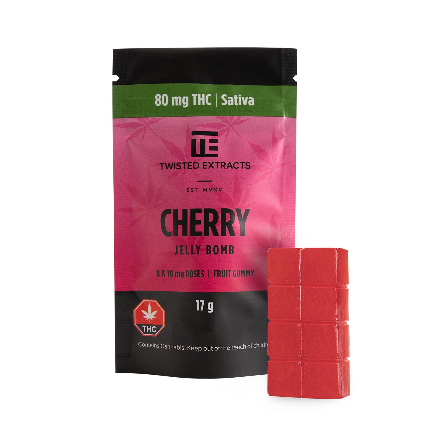 Twisted Extracts Cherry Jelly Bomb