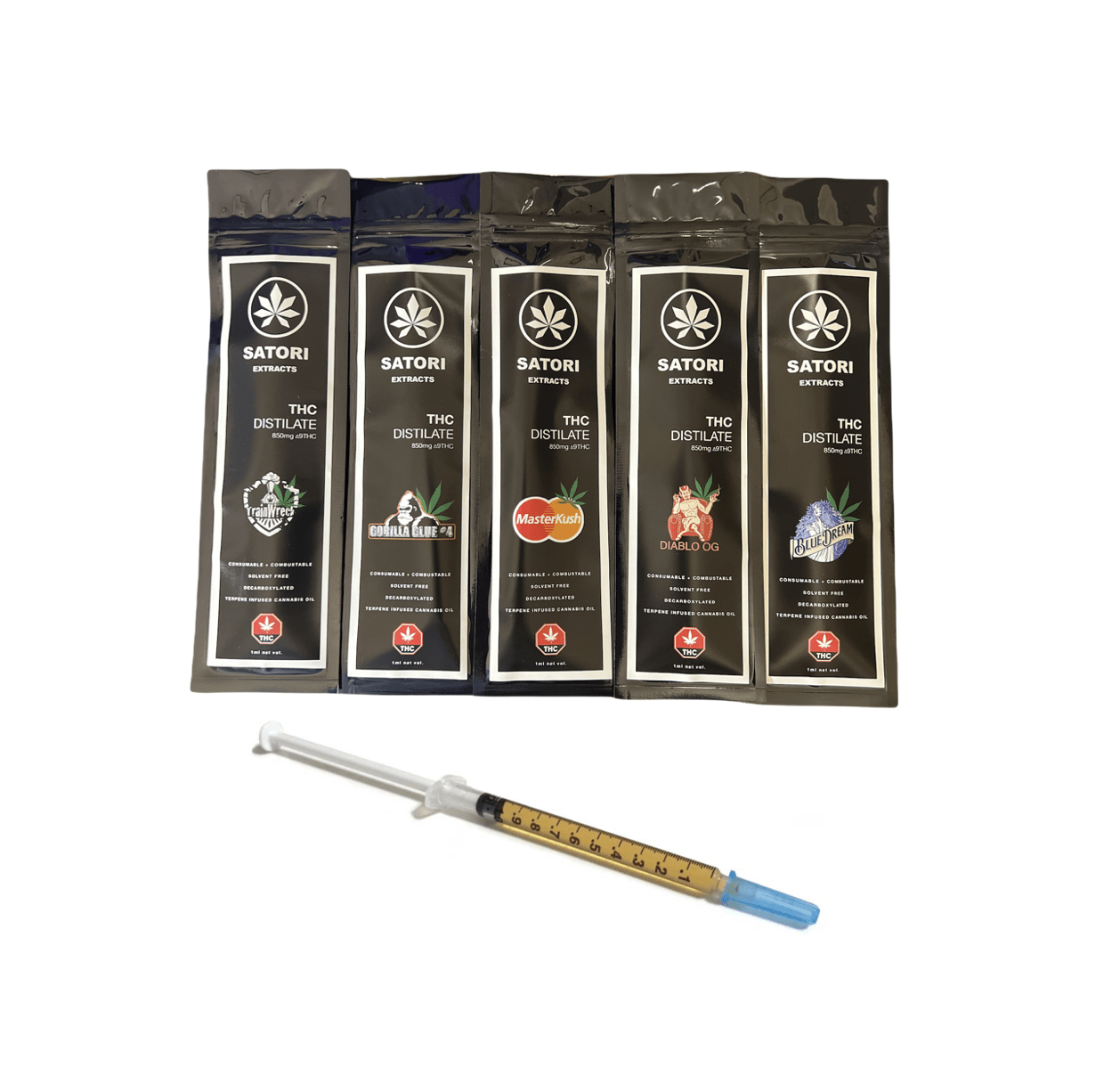 SATORI EXTRACTS - THC Distillate Syringe