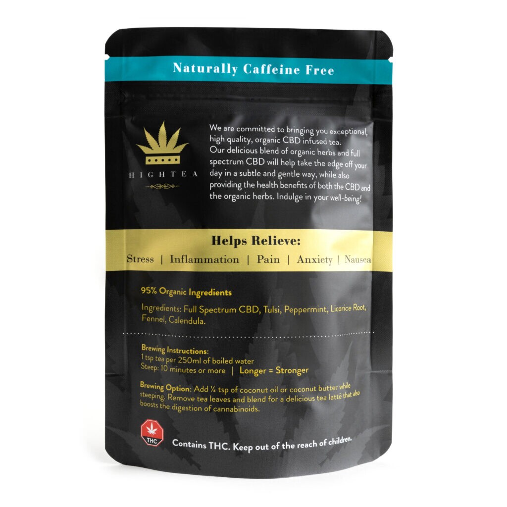 HIGH TEA - CBD Tranquility Tea (100mg CBD) - Image 2