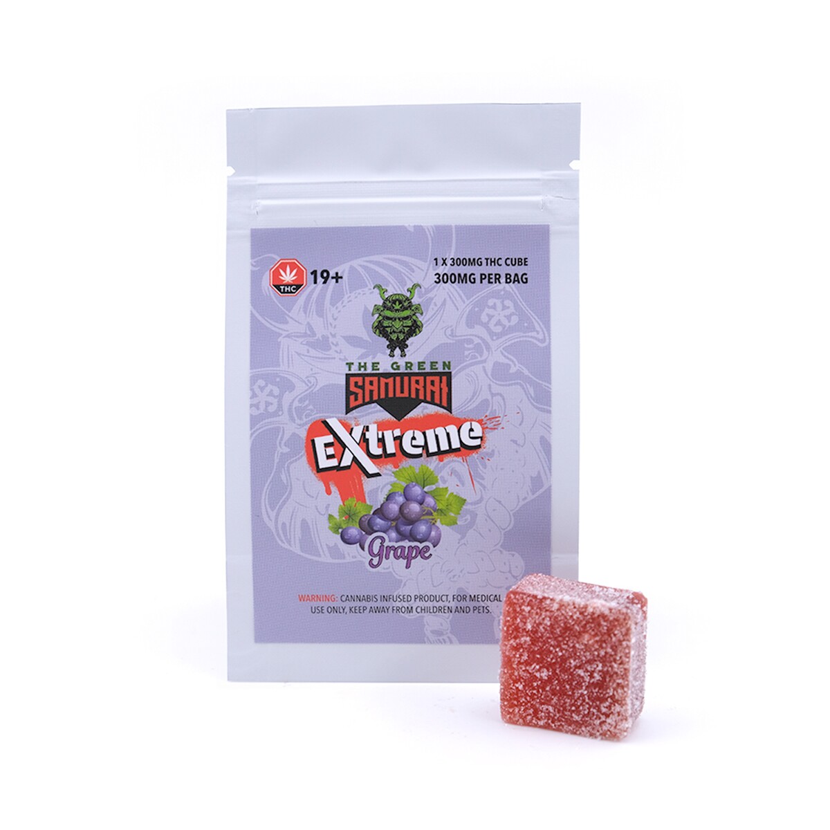 GREEN SAMURAI - Extreme THC Cube (300mg) - Image 3