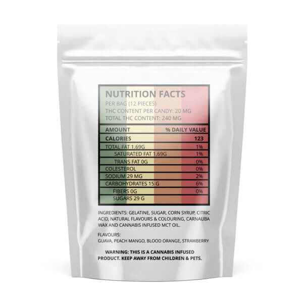 RIPPED EDIBLES – Assorted Gummy Bears (240mg THC) - Image 3