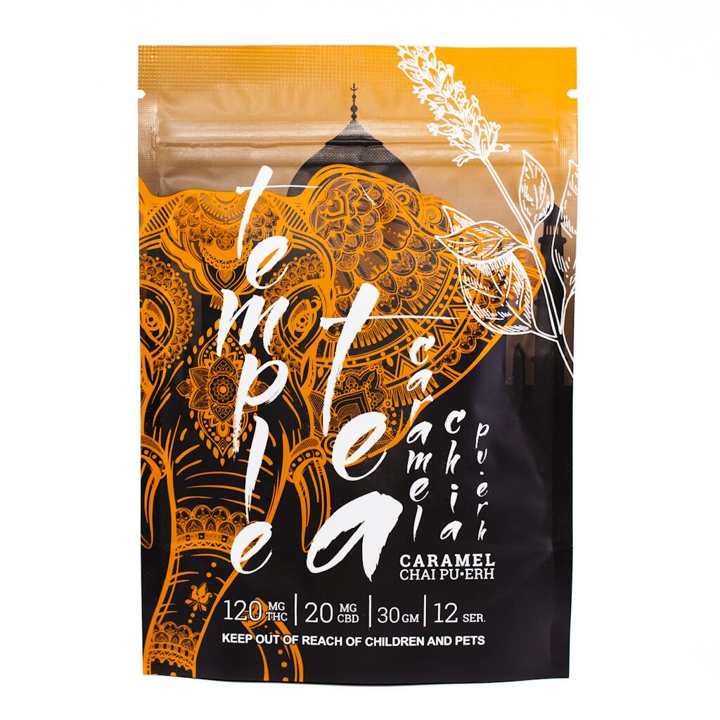 TEMPLE TEA - Caramel Chai Pu-Erh THC Tea