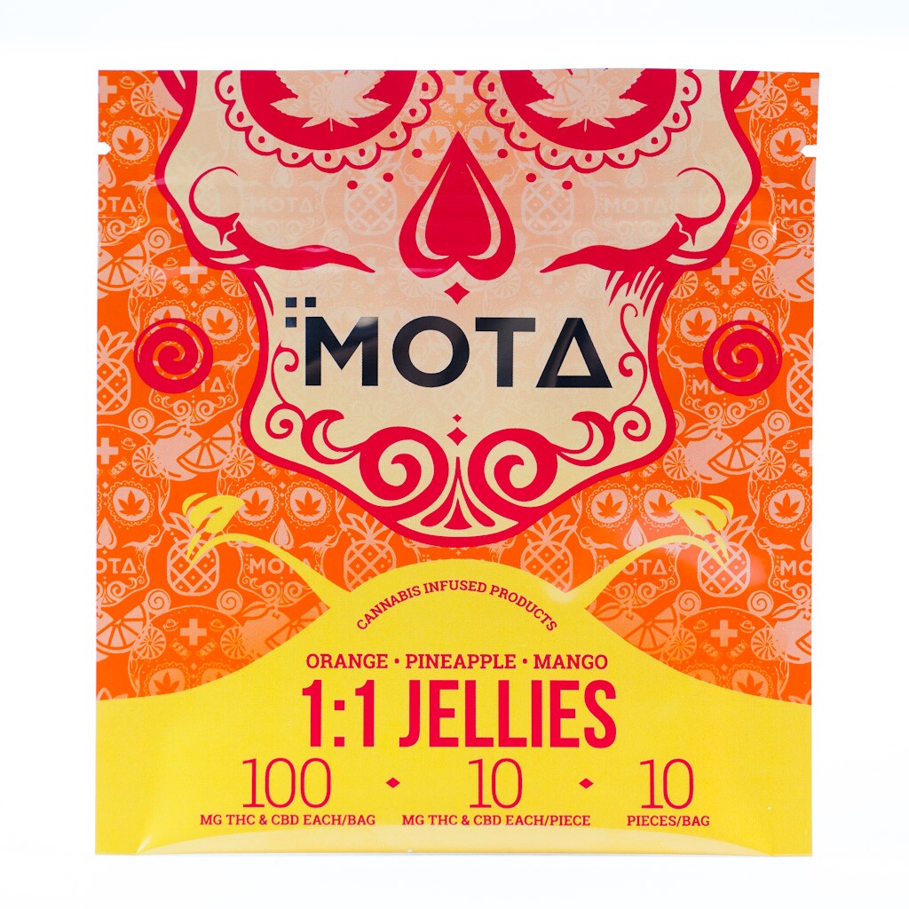 MOTA - 1:1 Tropical Jellies (200mg THC/CBD)