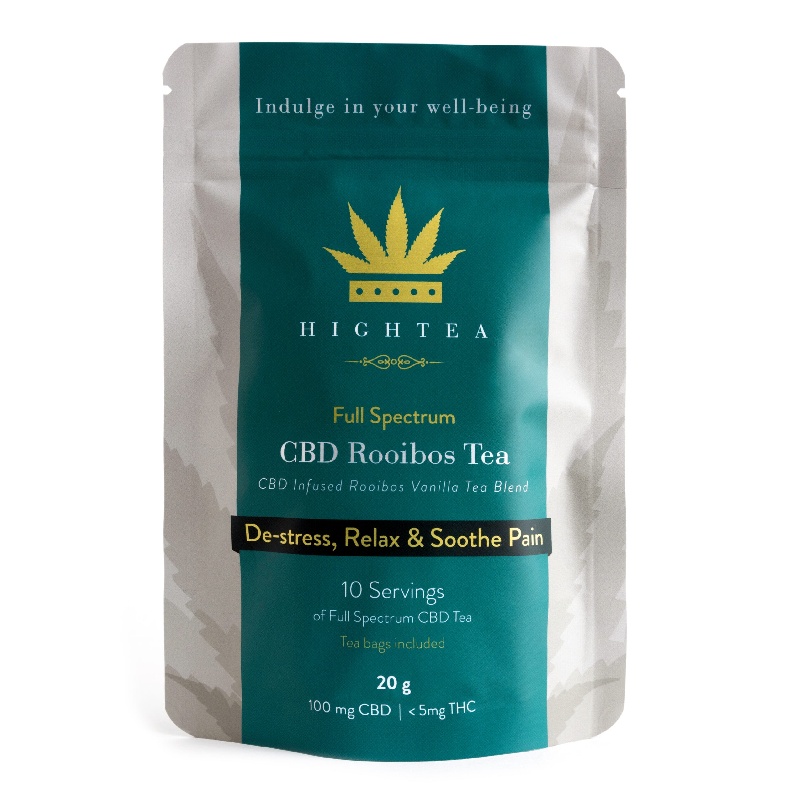 HIGH TEA - CBD Rooibos Tea (100mg CBD)