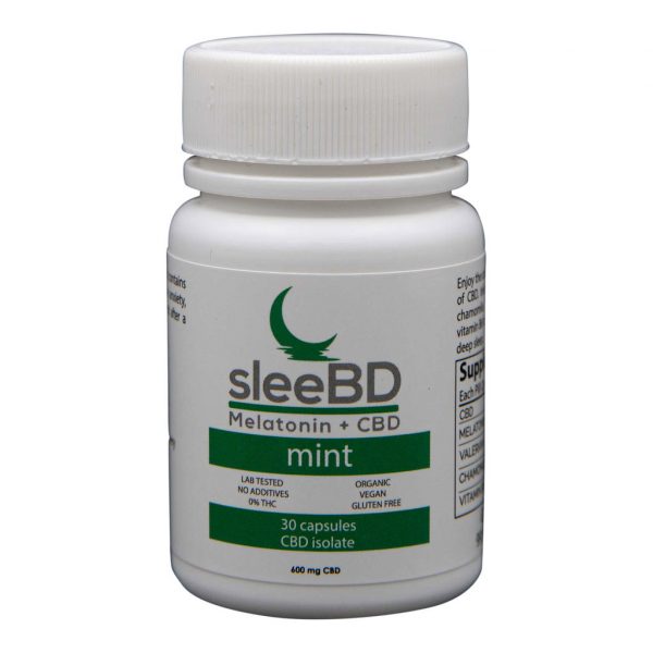 SLEEBD - CBD Sleep Capsules (Melatonin/CBD) - Image 2