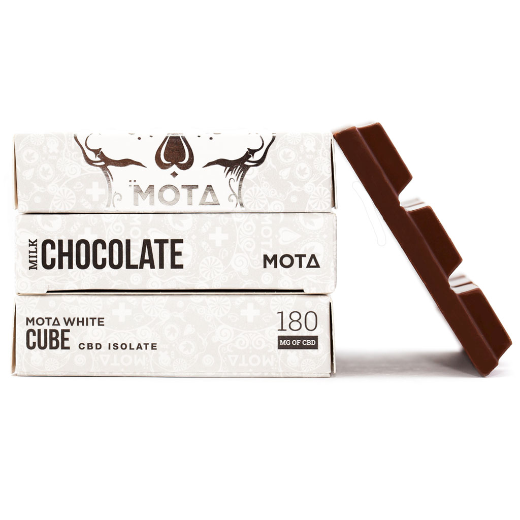 MOTA - White CBD Milk Chocolate Cube (180mg)