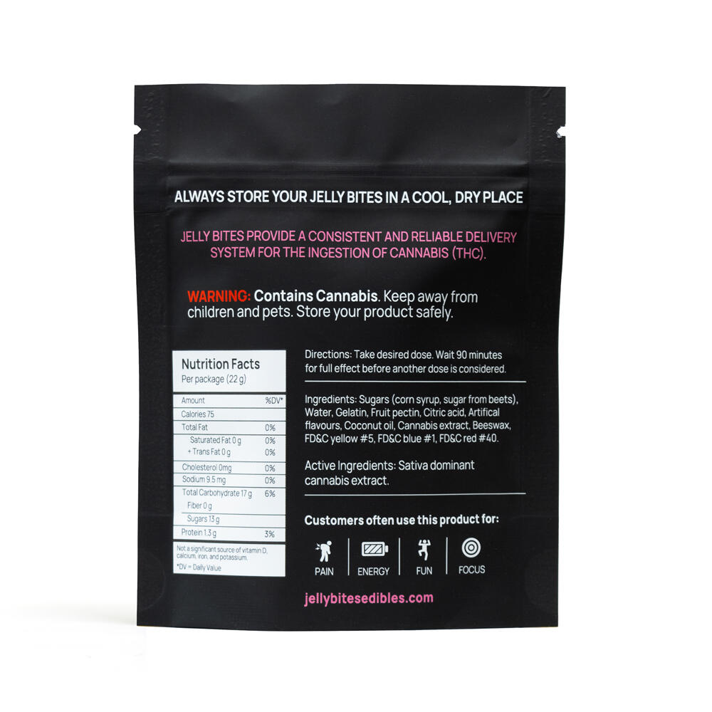 TWISTED EXTRACTS - Sativa Jelly Bites (100mg) - Image 2