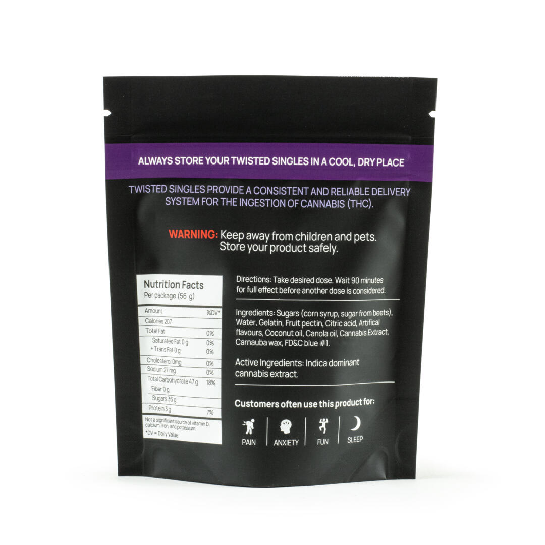 TWISTED EXTRACTS - Sour Blue Raspberry Singles (160mg) - Image 3