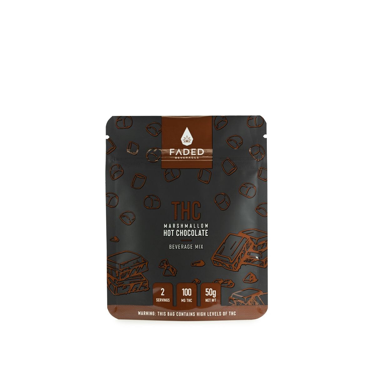 FADED CANNABIS CO. - THC Hot Chocolate (100mg)