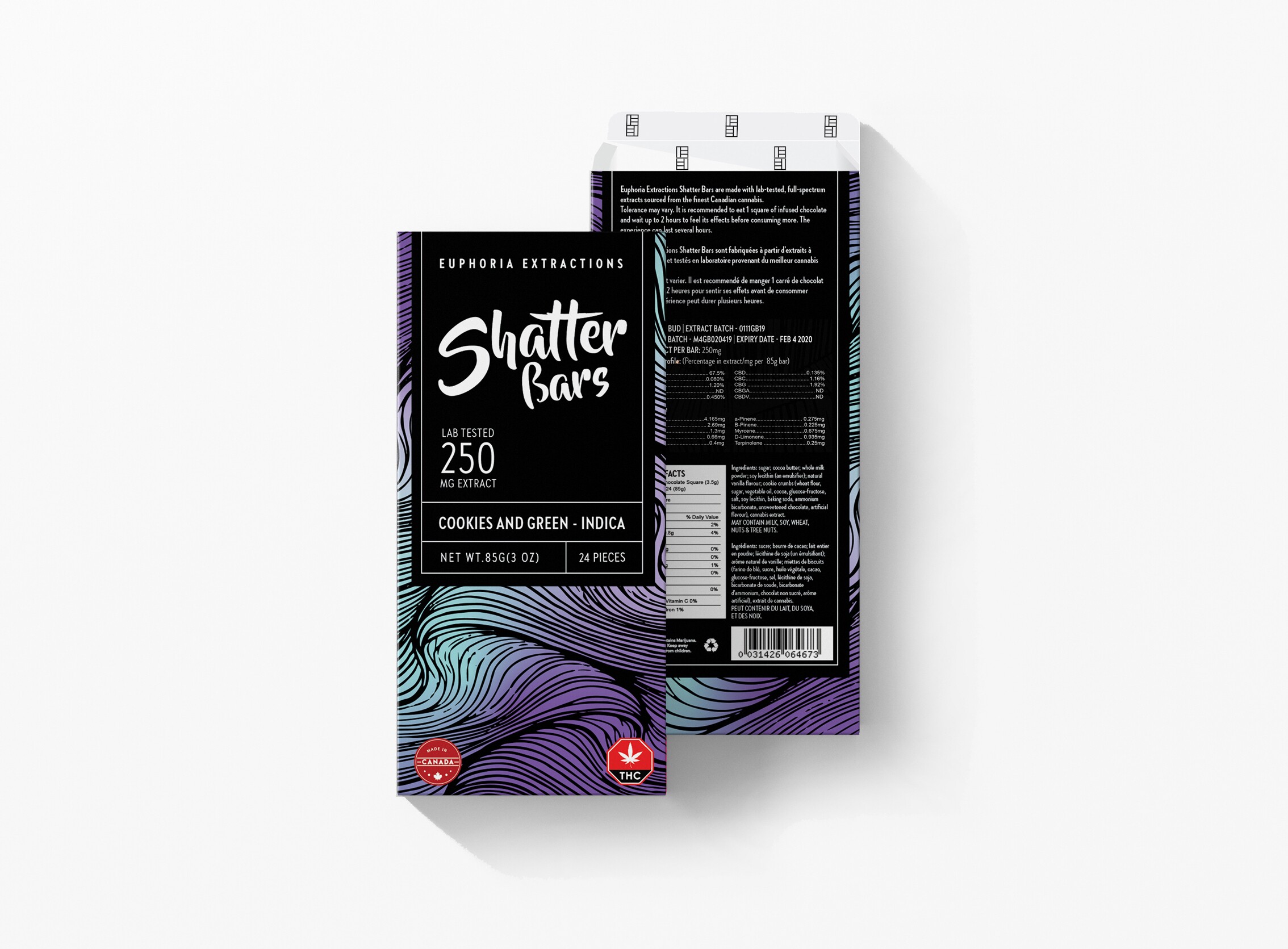 EUPHORIA EXTRACTIONS - Shatter Bars (250mg) - Image 2