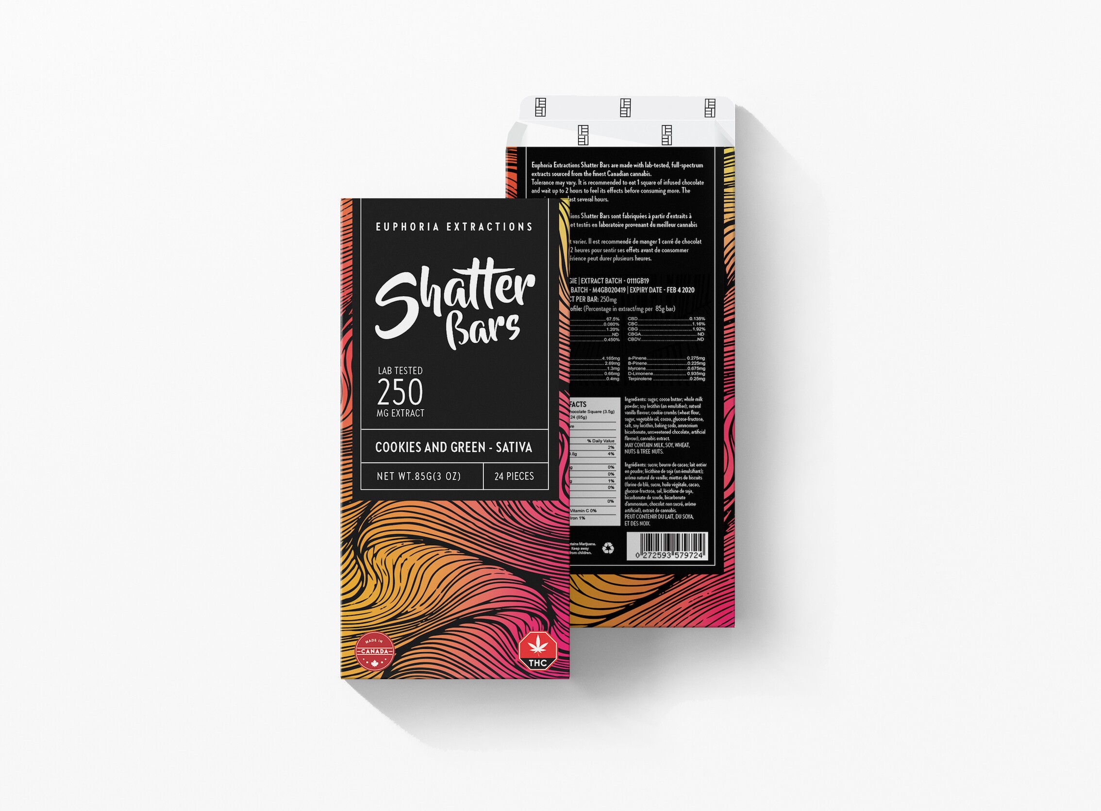 EUPHORIA EXTRACTIONS - Shatter Bars (250mg) - Image 3