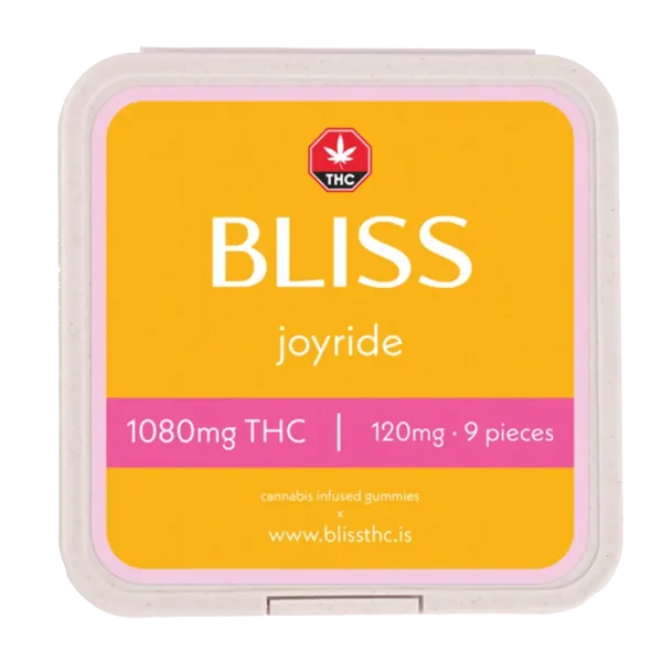 Buy Bliss Edibles Joyride Gummies 1080mg THC
