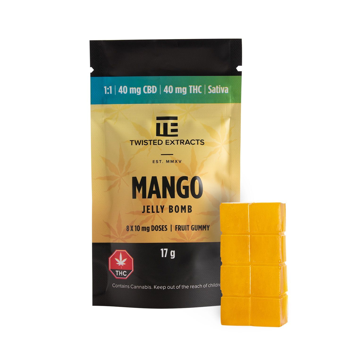 mango 11 Twisted Extracts - Sativa 1:1 Jelly Bomb