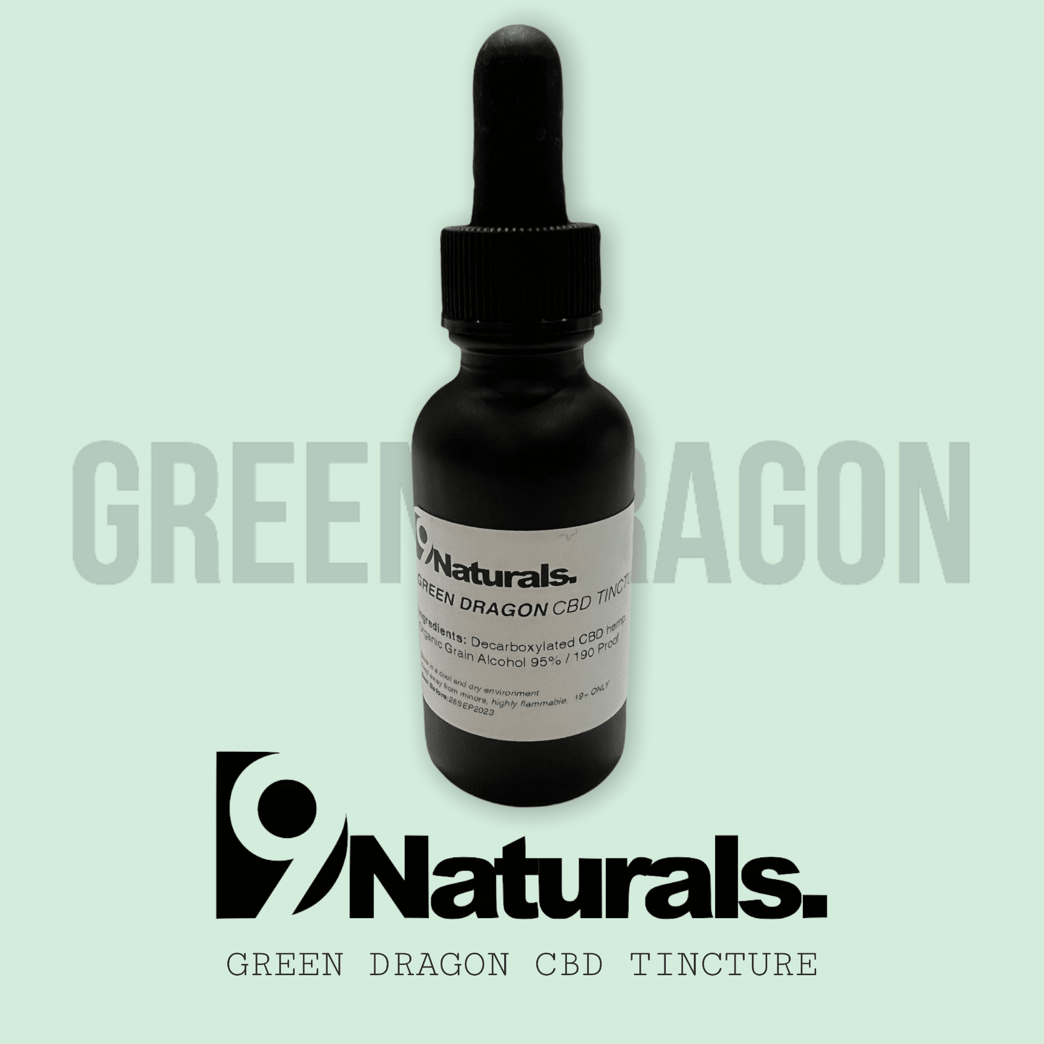 D9NATURALS - Green Dragon Tincture (1000mg CBD)