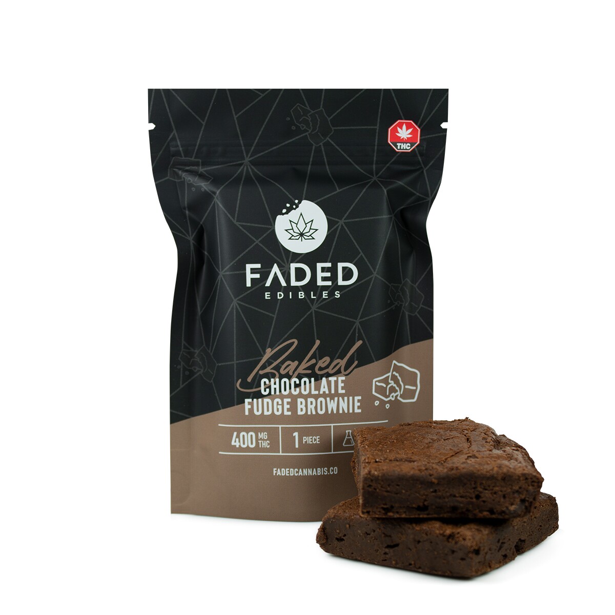 Faded-Cannabis-Co.-THC-Brownies-3 faded chocolate fudge brownie
