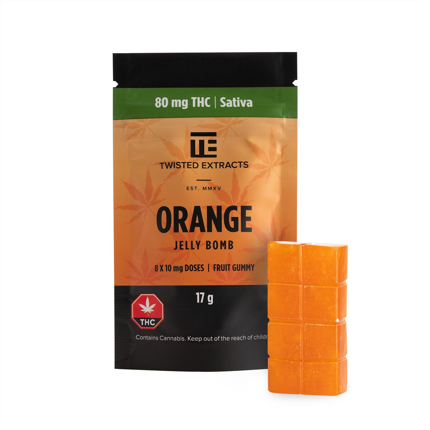 Twisted Extracts Orange Jelly Bomb