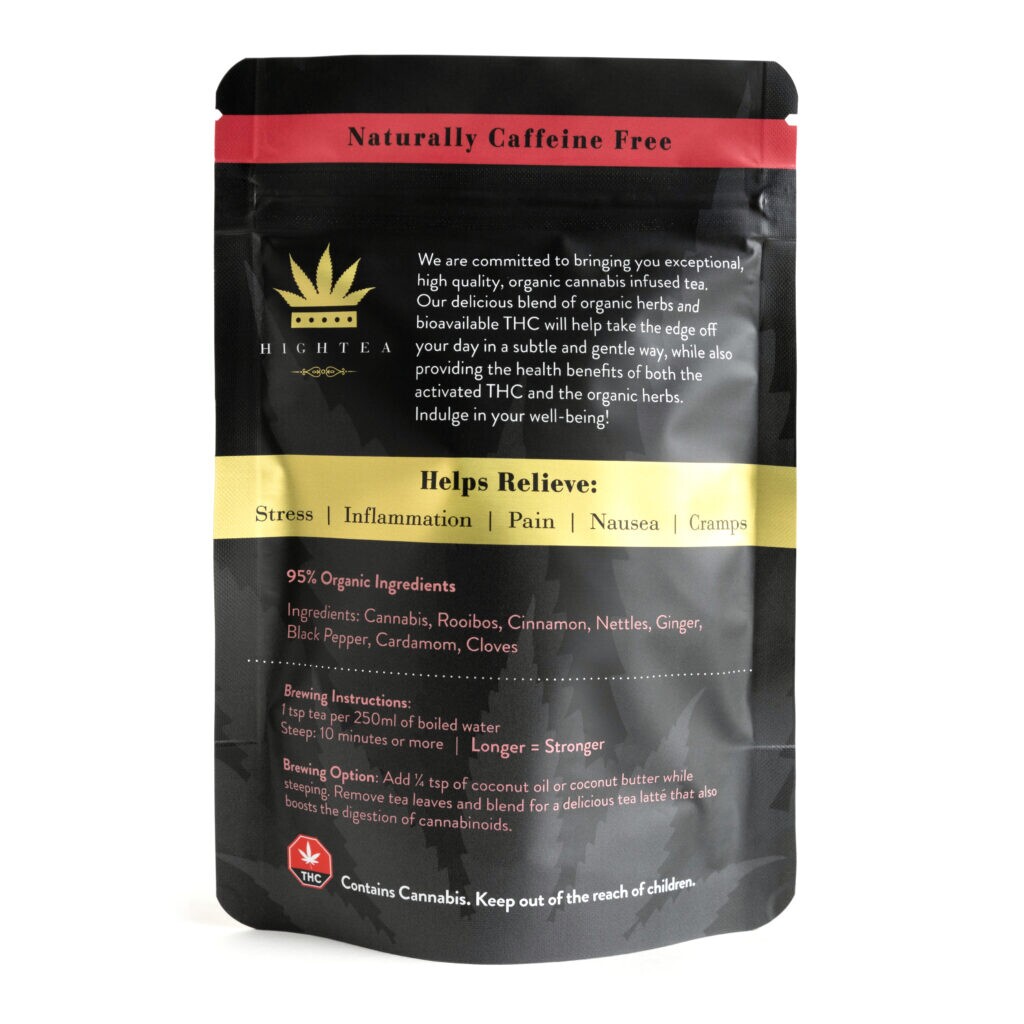HIGH TEA - Cuppa Chai Tea (100mg THC) - Image 2