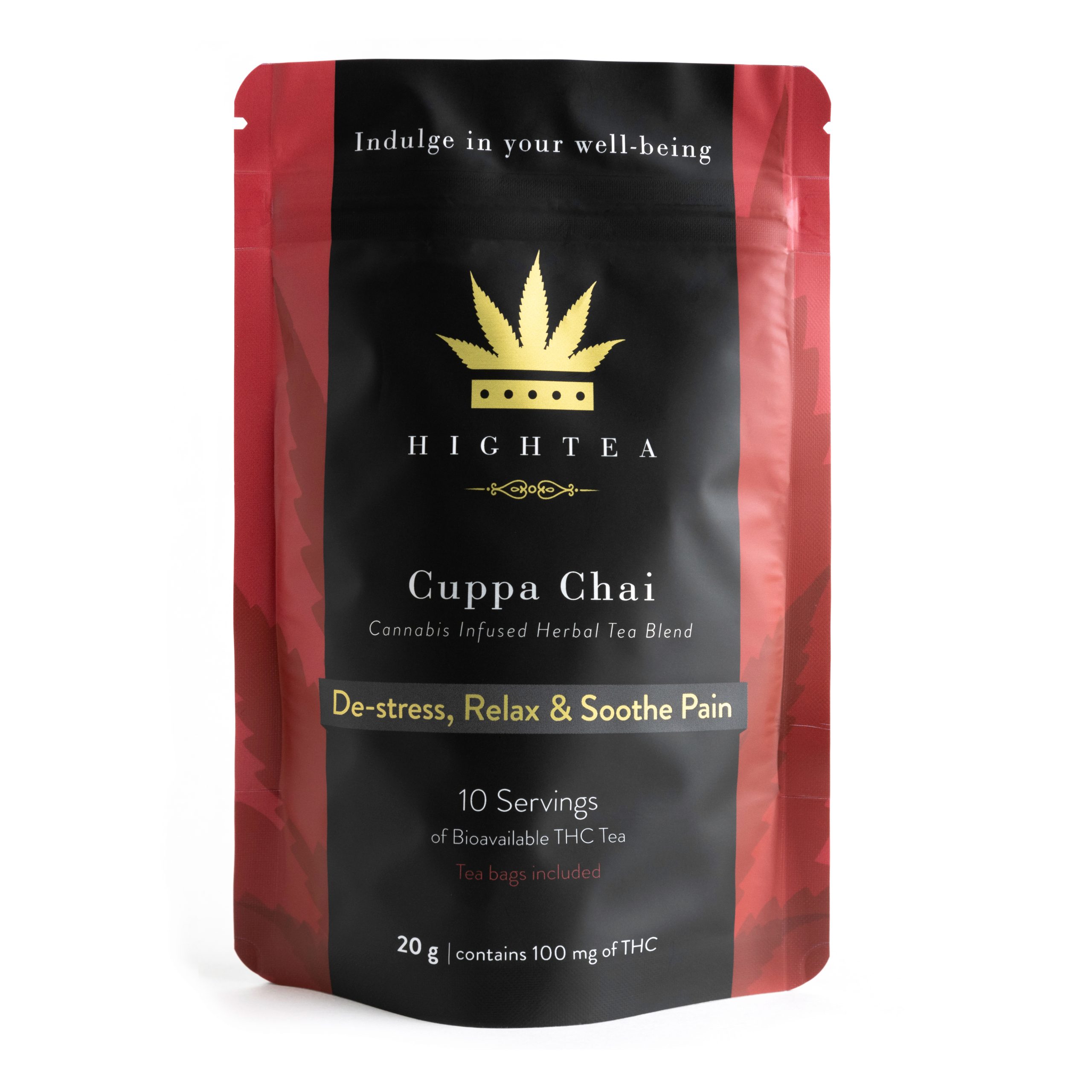 HIGH TEA - Cuppa Chai Tea (100mg THC)