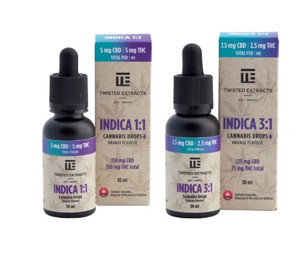 TWISTED EXTRACTS - Indica Oil Drops Tincture - Image 3
