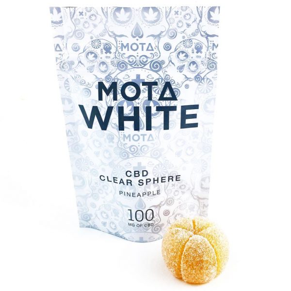 MOTA - White CBD Clear Sphere (100mg CBD)