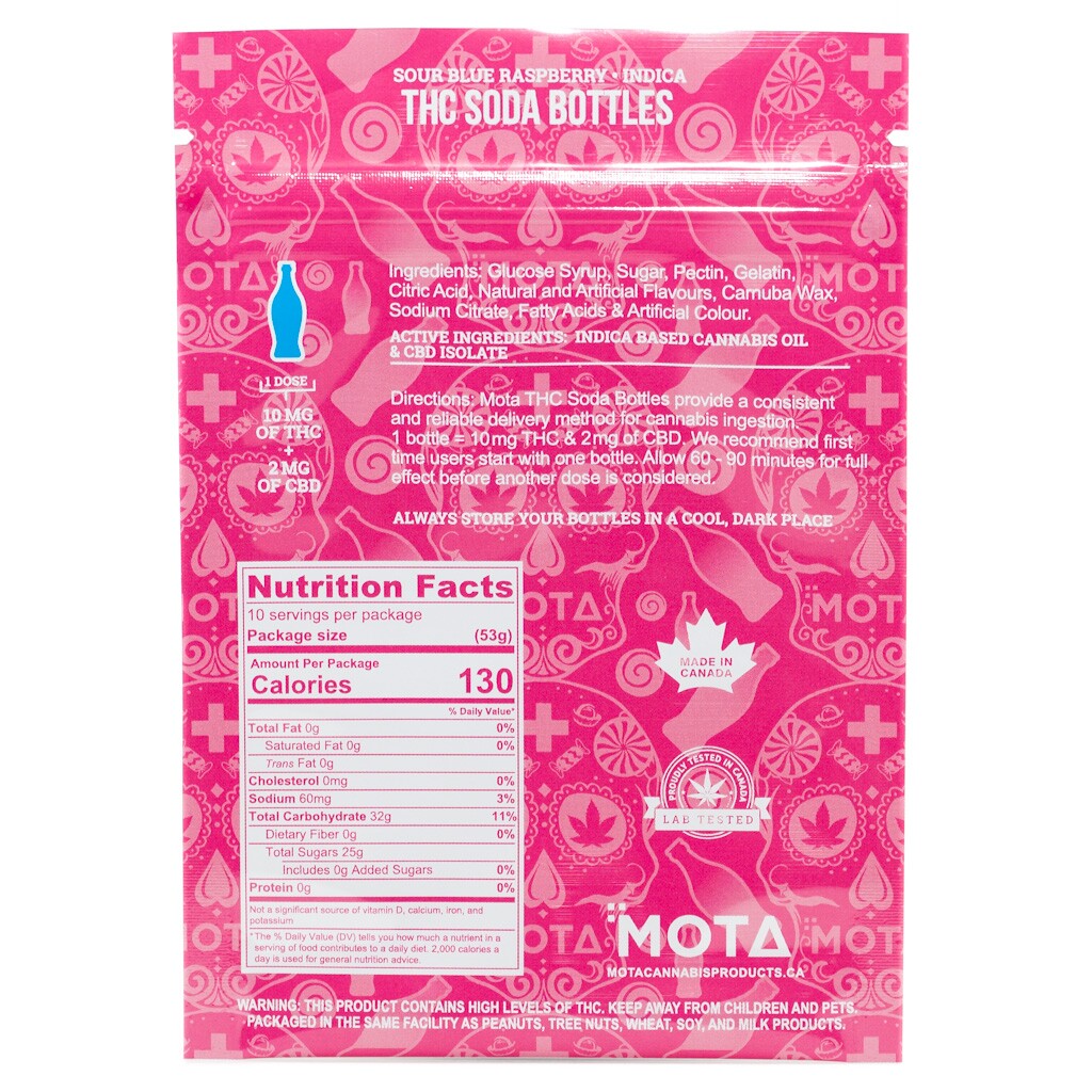 MOTA - THC Soda Bottles (100mg THC) - Image 2