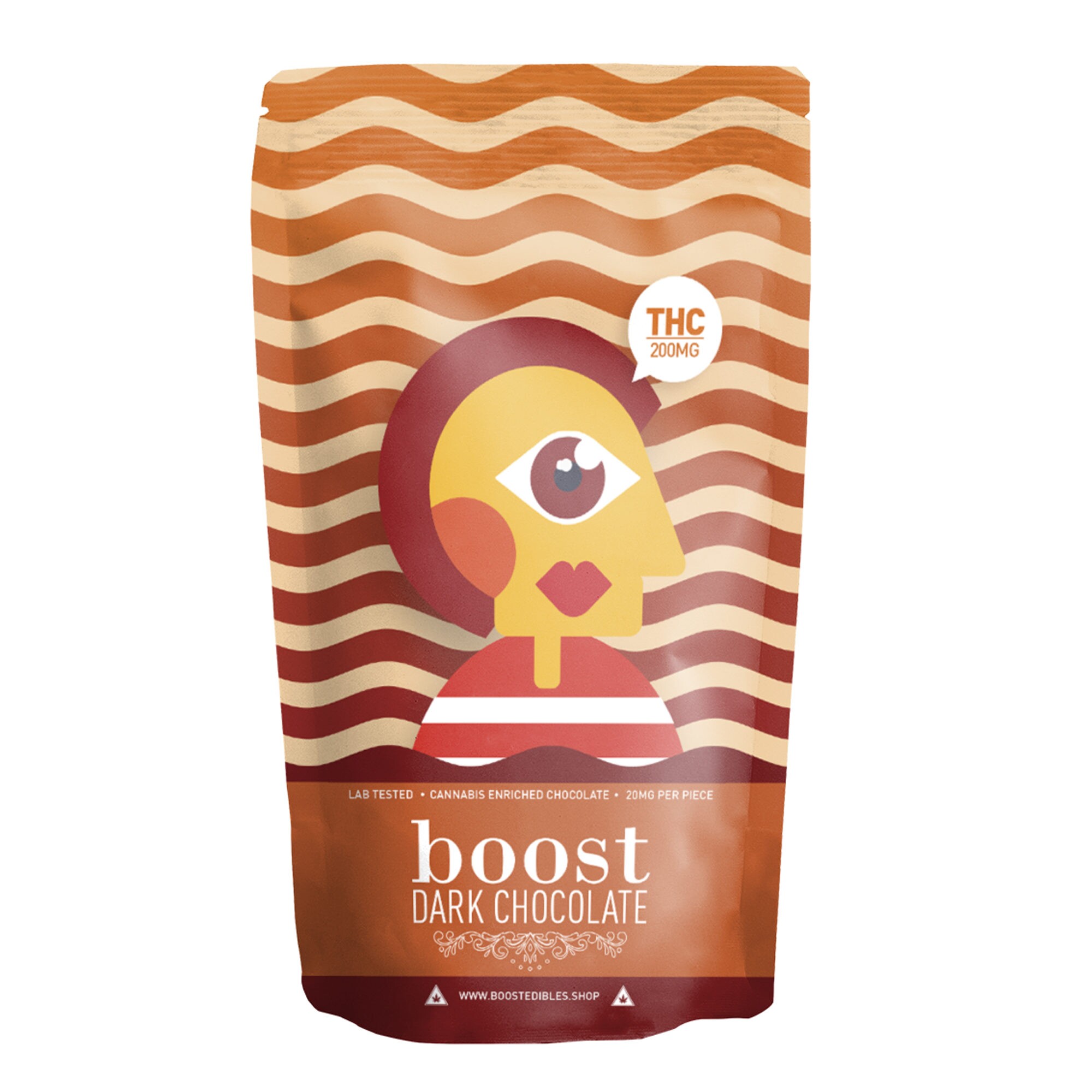 BOOST - THC Dark Chocolate Bar (200mg THC)