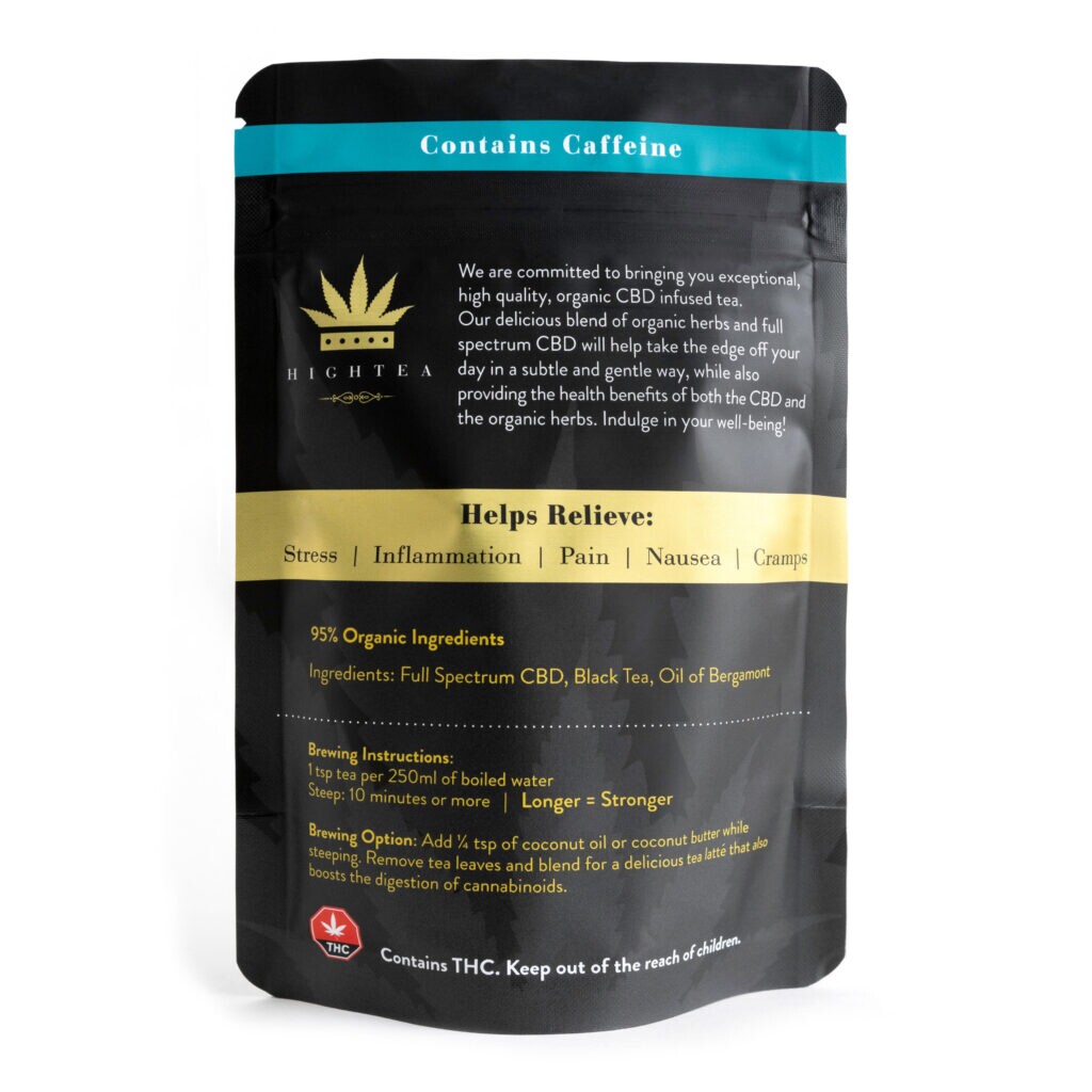 HIGH TEA - CBD Earl Of Grey Tea (100mg CBD) - Image 2
