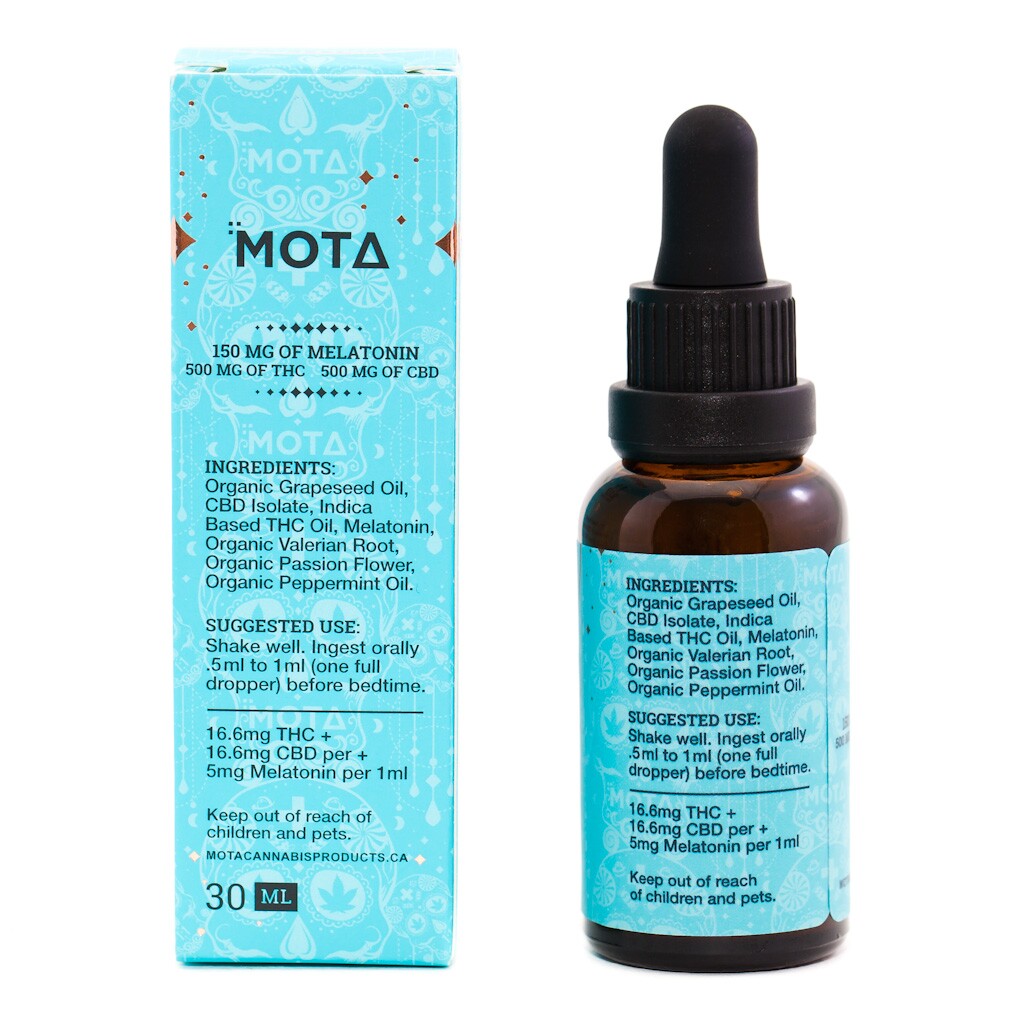 MOTA - THC/CBD 1:1 Sleep Tincture (Melatonin/1:1) - Image 2