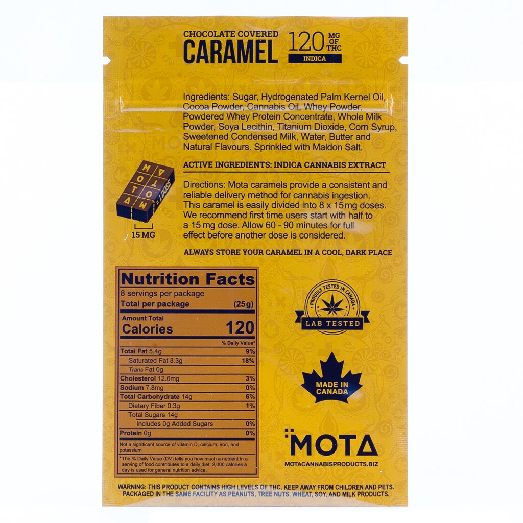 MOTA - Chocolate Covered Caramel (120mg THC) - Image 2