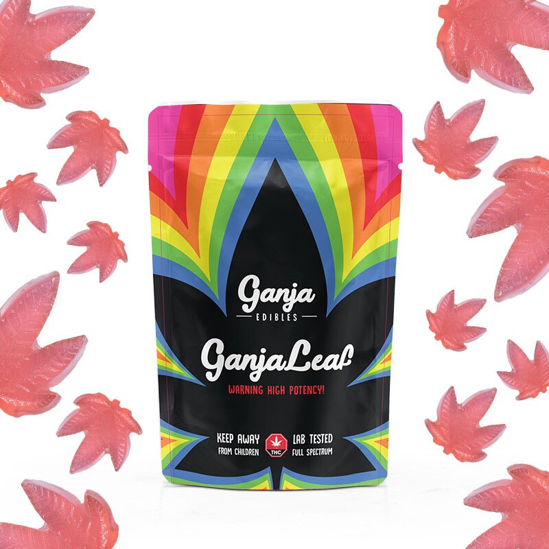GANJA EDIBLES - Ganja Leaf THC Gummy (500mg)