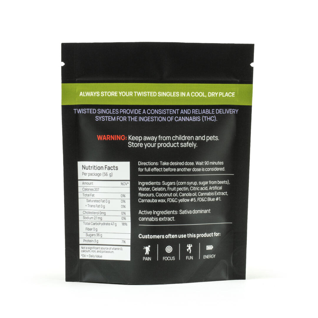 TWISTED EXTRACTS - Sour Green Apple Singles (160mg) - Image 3