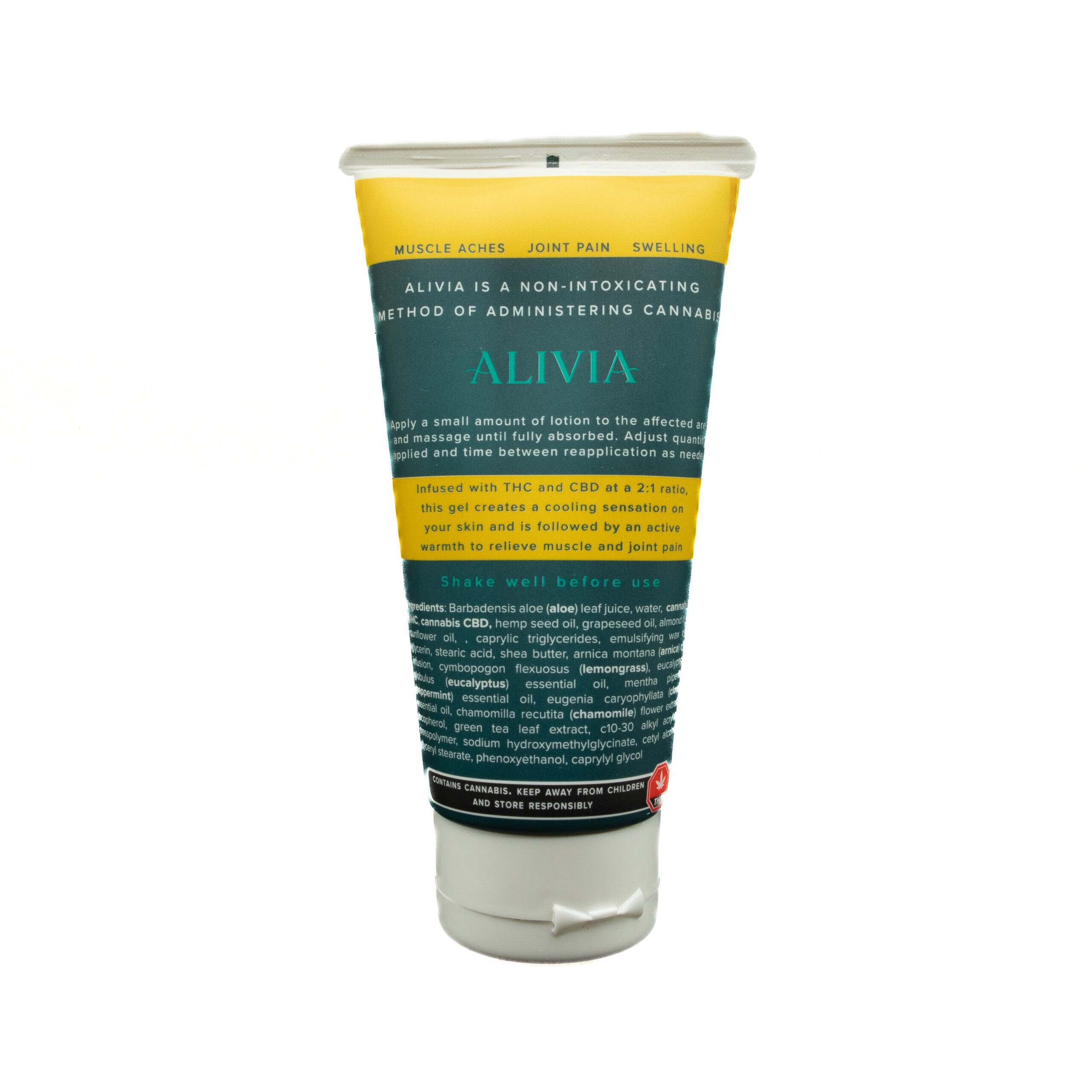 ALIVIA – Active Therapy Icy Hot Gel (400mg THC + 200 mg CBD, 2oz) - Image 2
