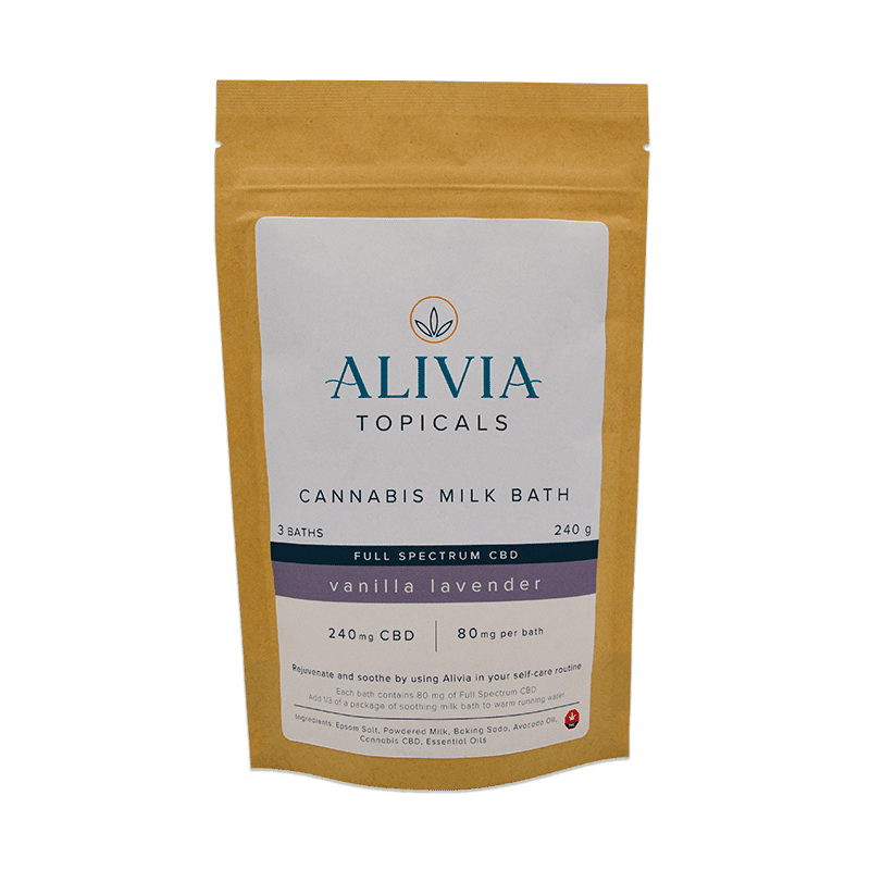 ALIVIA - CBD Milk Bath - Vanilla Lavender