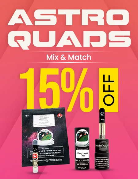 ASTRO QUADS - HTFSE Vape Cartridge Mix & Match 5 or More