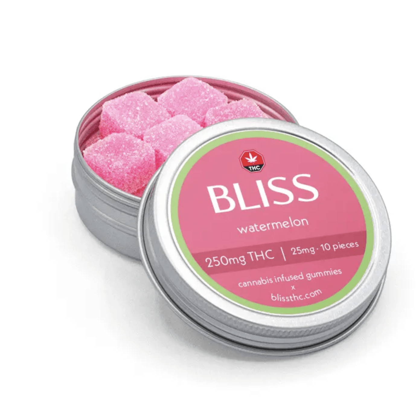 BLISS - Watermelon THC Gummies (250mg)