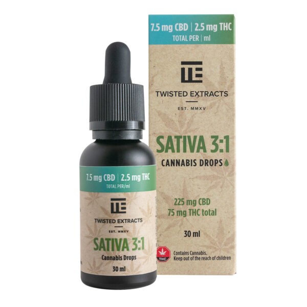 TWISTED EXTRACTS - Sativa Oil Drops Tincture - Image 2