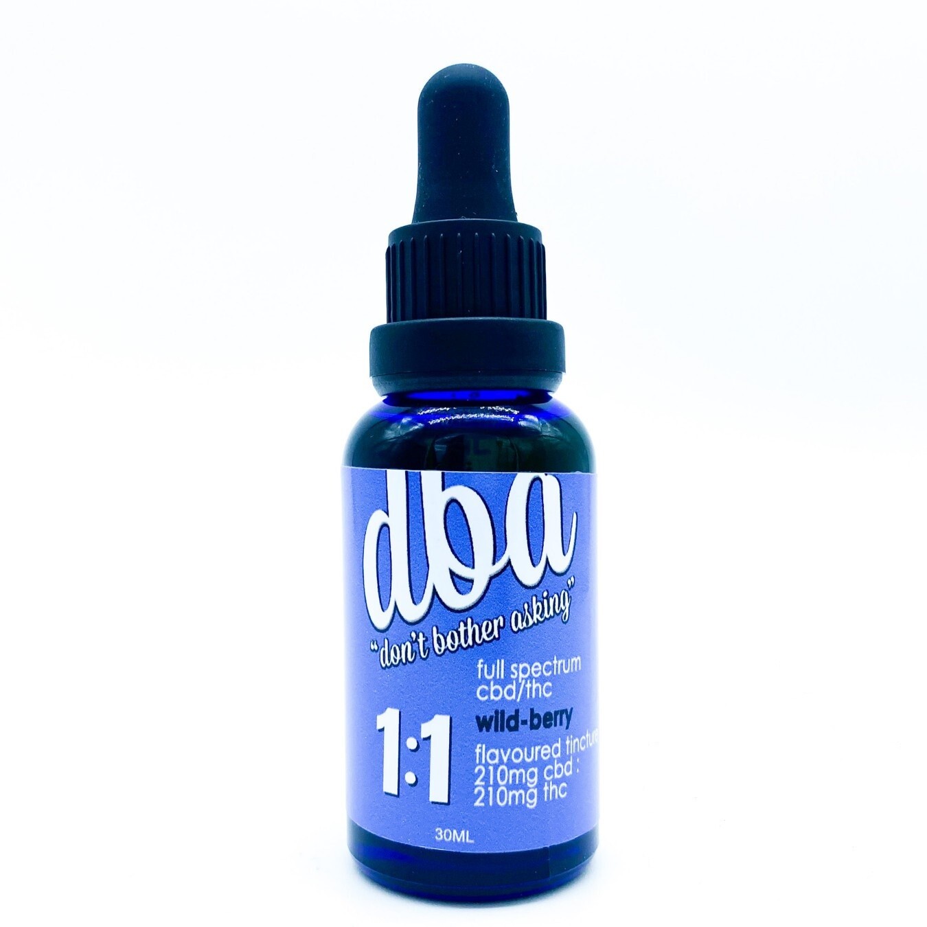 DBA - 1:1 CBD/THC Full Spectrum Tincture (Wild Berry)
