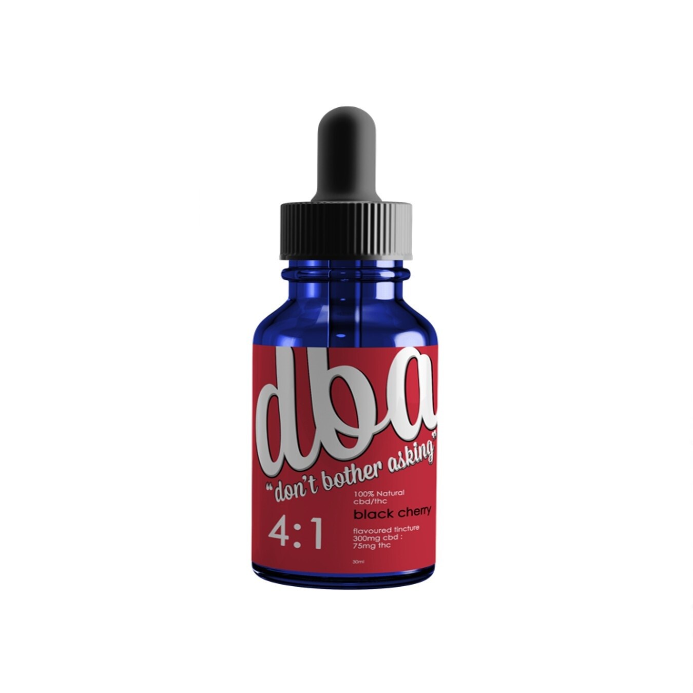 DBA - 4:1 CBD/THC Full Spectrum Tincture (Black Cherry)