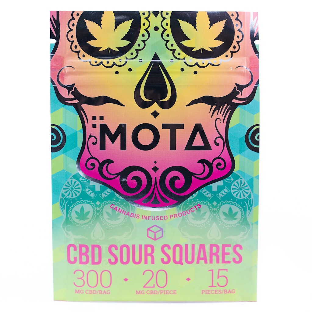 MOTA - CBD Sour Squares (300mg CBD)