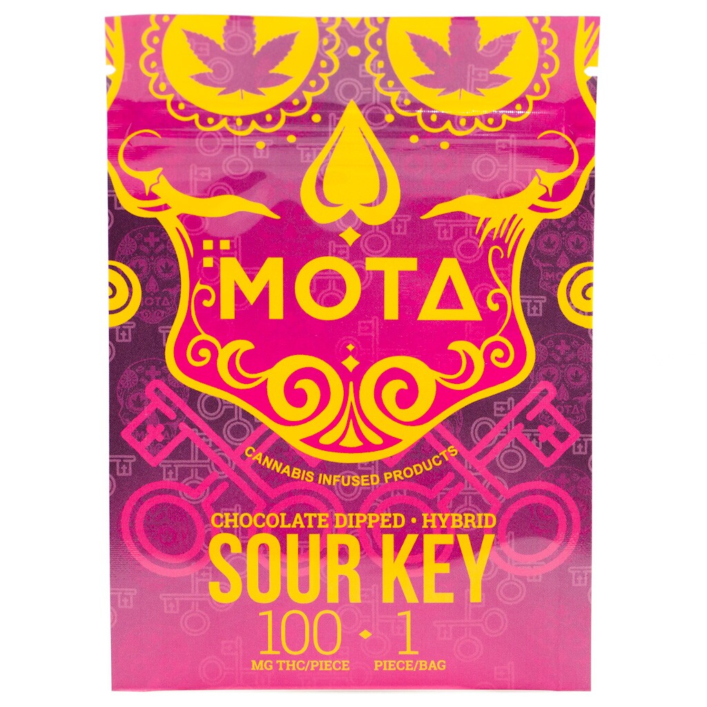 MOTA - Dipped Sour Key (100mg THC)