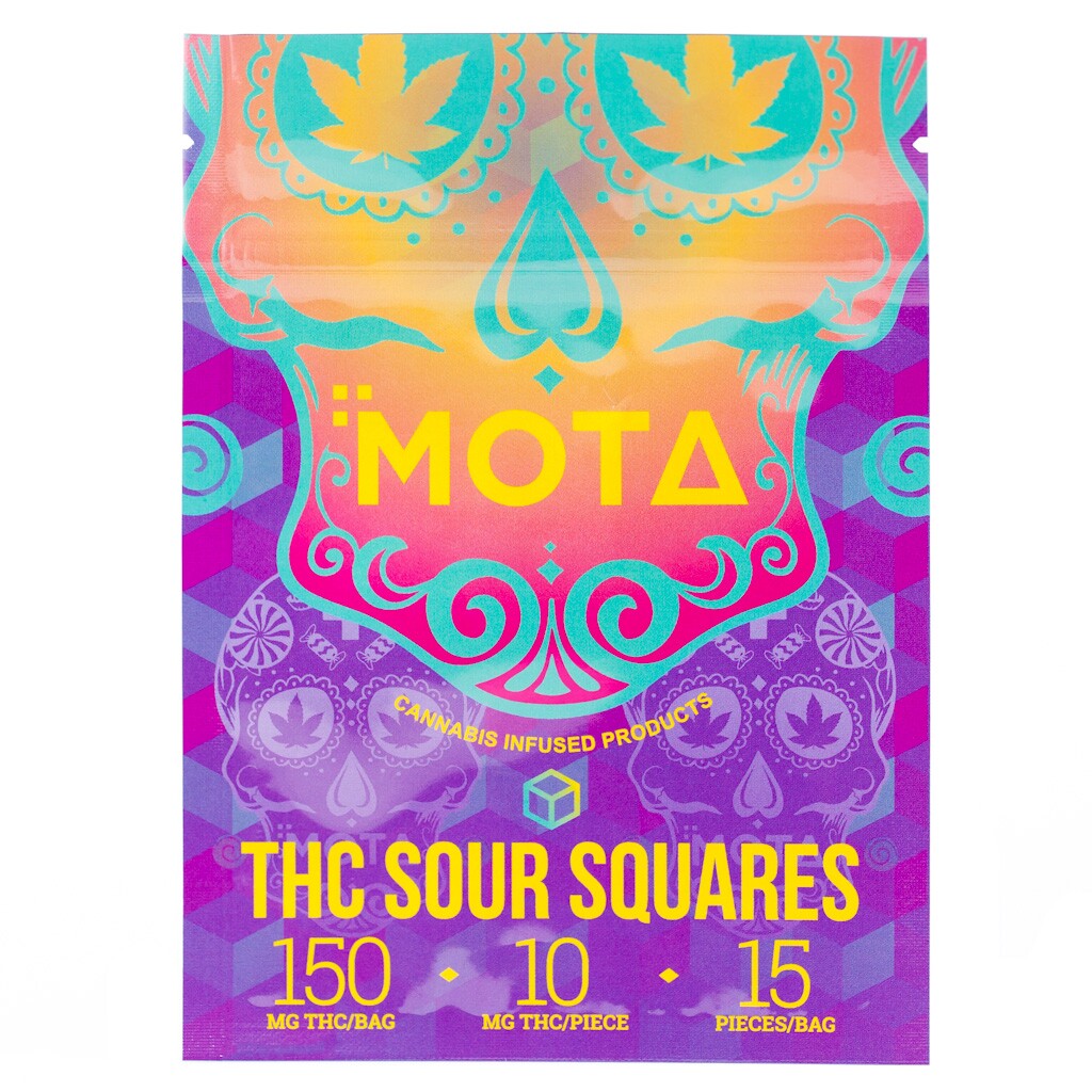 MOTA - THC Sour Squares (150mg THC)