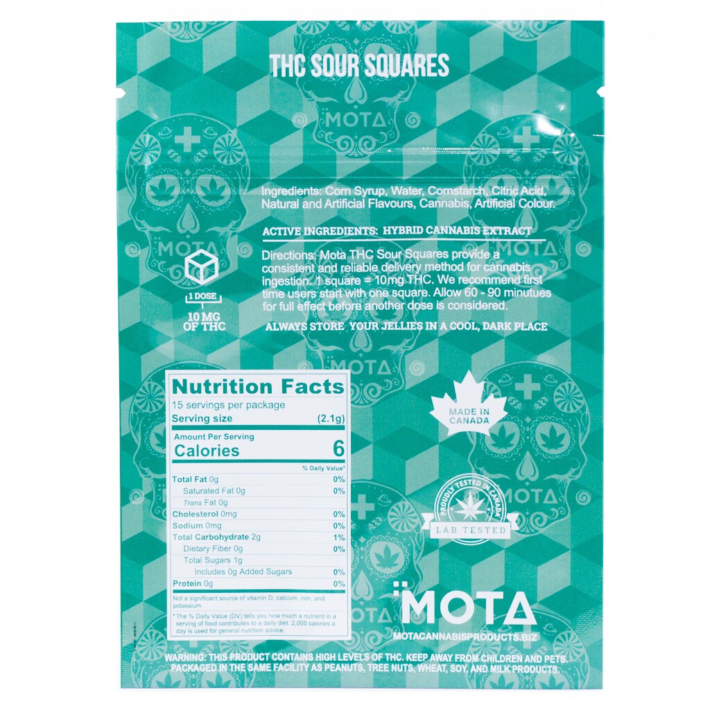 MOTA - THC Sour Squares (150mg THC) - Image 2