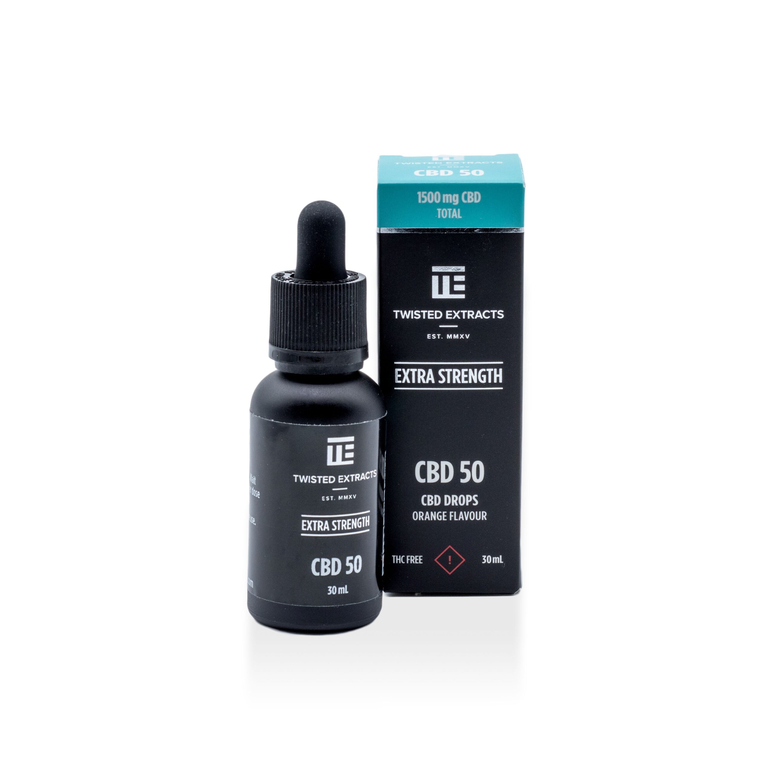 TWISTED EXTRACTS - CBD Oil Drops Extra Strength