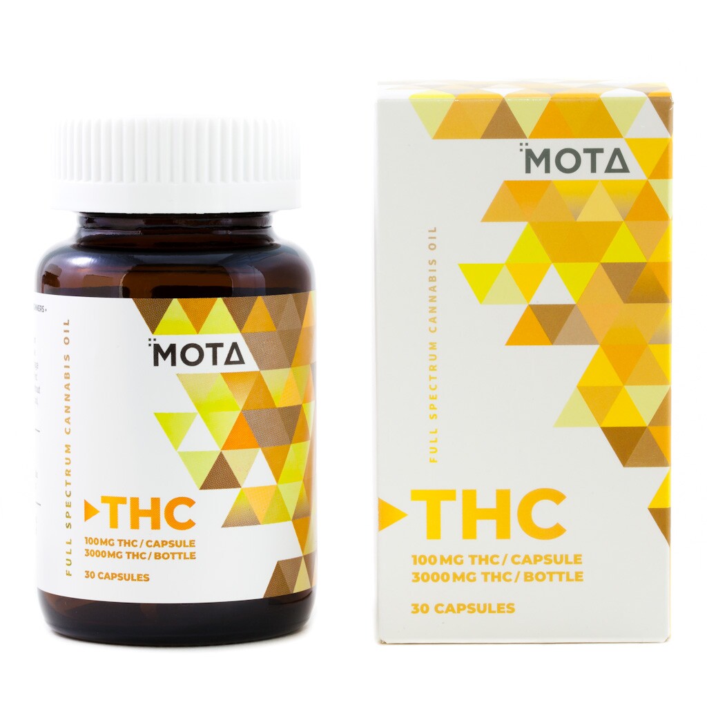 MOTA - 100mg THC Capsules (3000mg THC) - Image 2