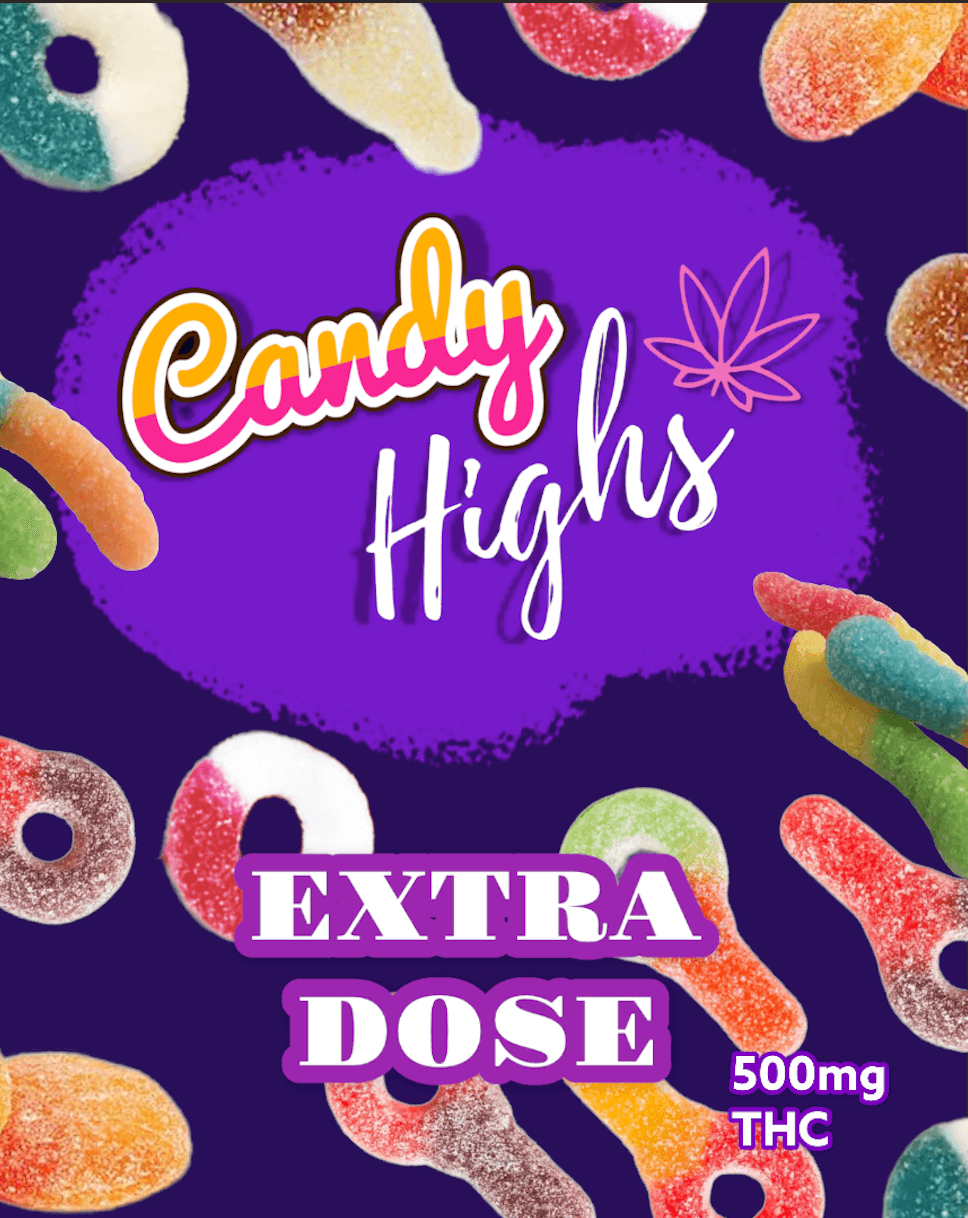 CANDY HIGHS - Extra Dose THC Candy (500mg THC)