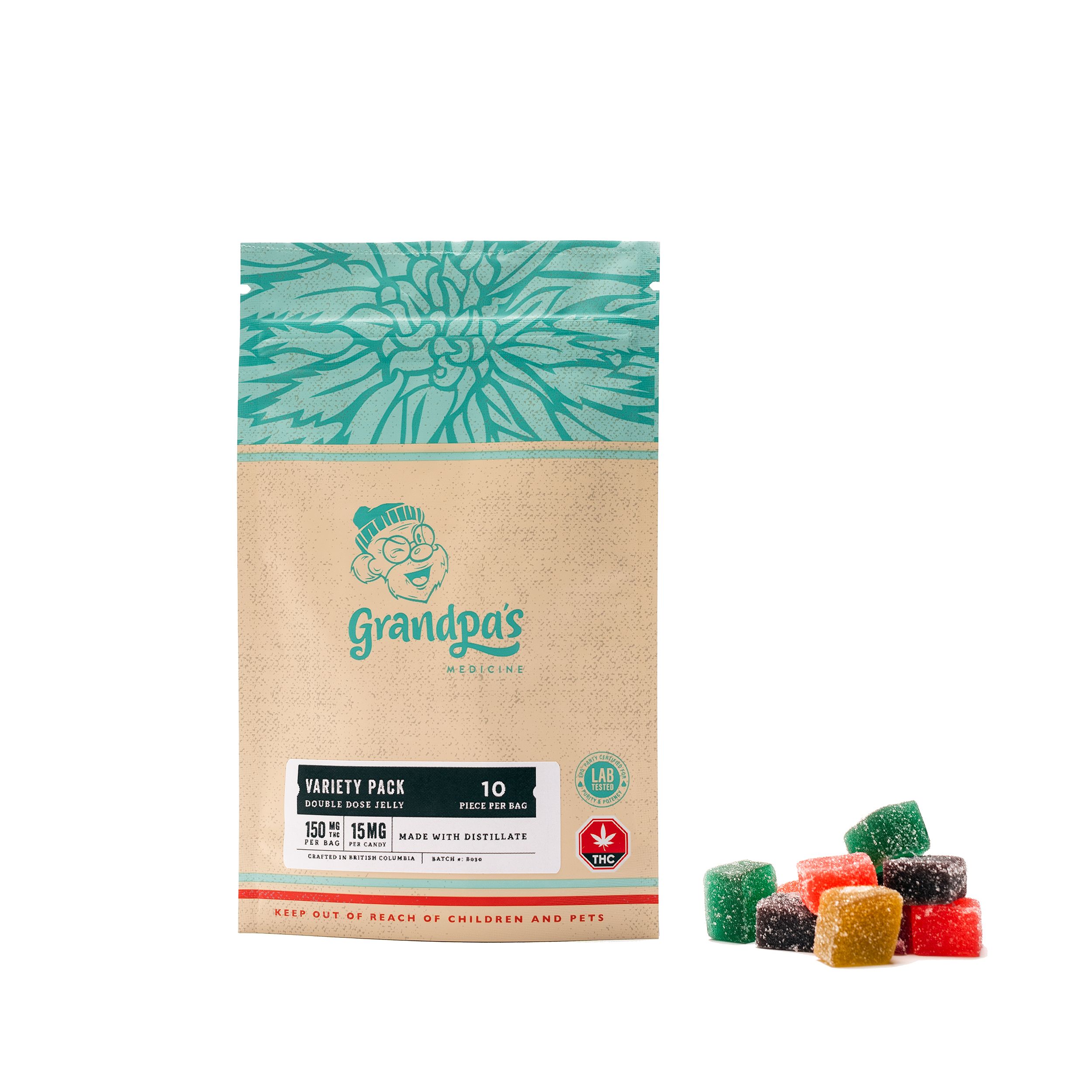 GRANDPA'S MEDICINE - THC Double Dose Jellies