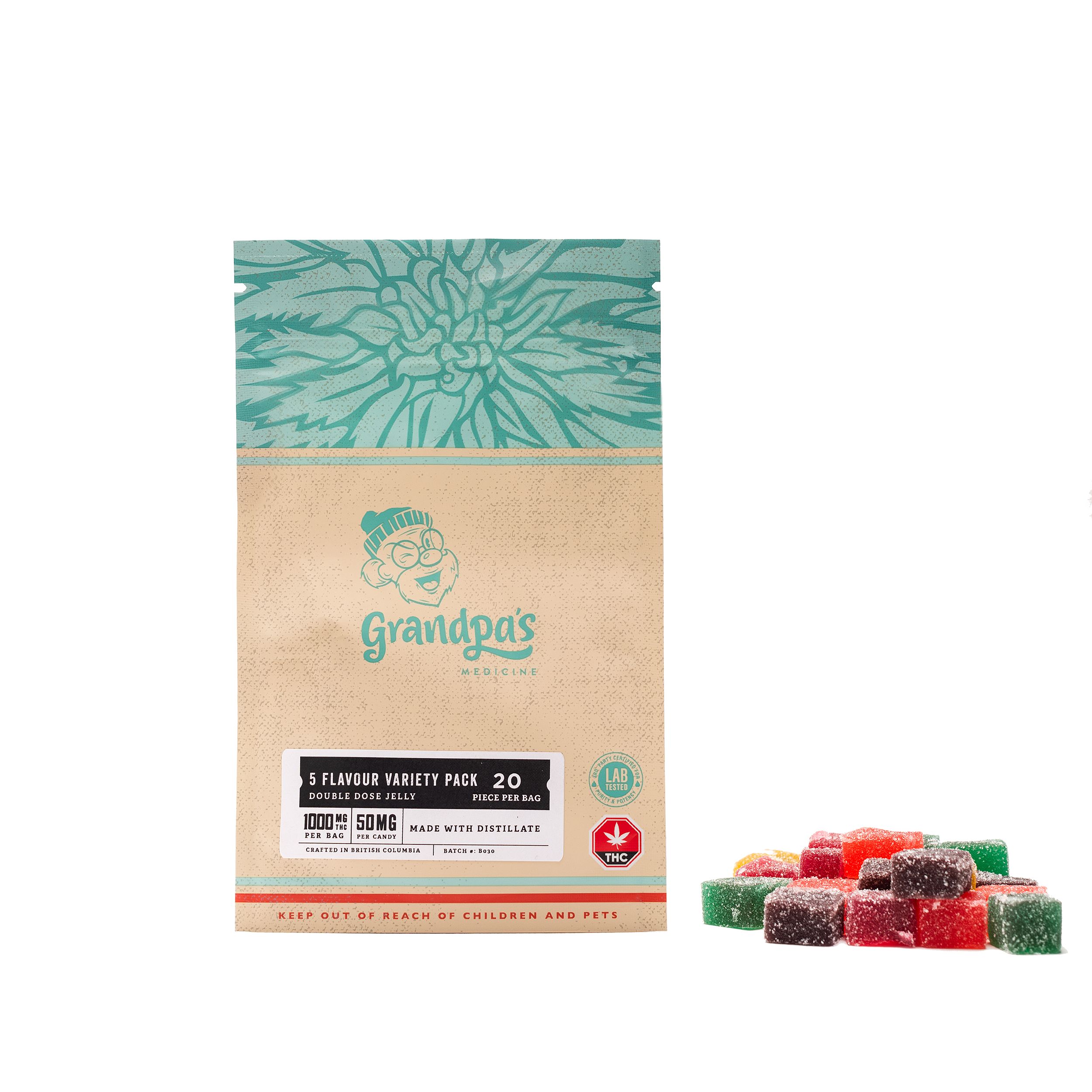 GRANDPA'S MEDICINE - THC Double Dose Jellies - Image 4
